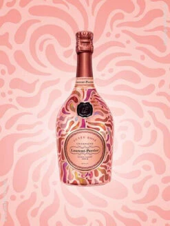Laurent-Perrier : Cuvée Rosé Robe Pétales Flasche (75cl)