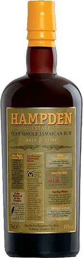 Hampden : Pure Single Jamaican 8 Year Old Flasche Im Etui (70cl)