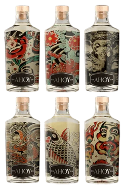 Ahoy Gin Collection 2021 Ein Karton Mit 6 Flaschen (70cl)