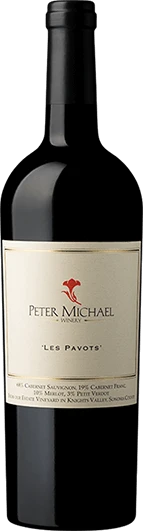 Peter Michael Winery : "Les Pavots" Estate Cabernet Sauvignon Blend 2019 Eine Kiste Mit 6 Flaschen (75cl)